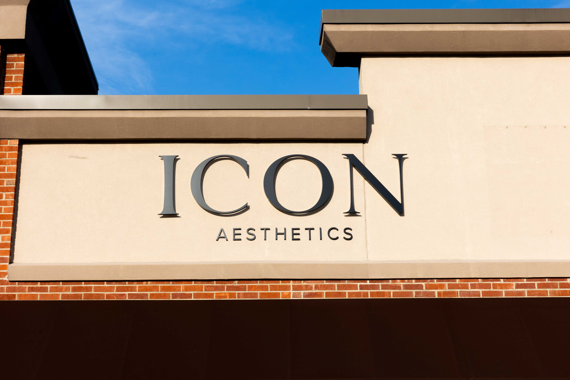 Icon Aesthetics exterior signage in Valparaiso, Indiana
