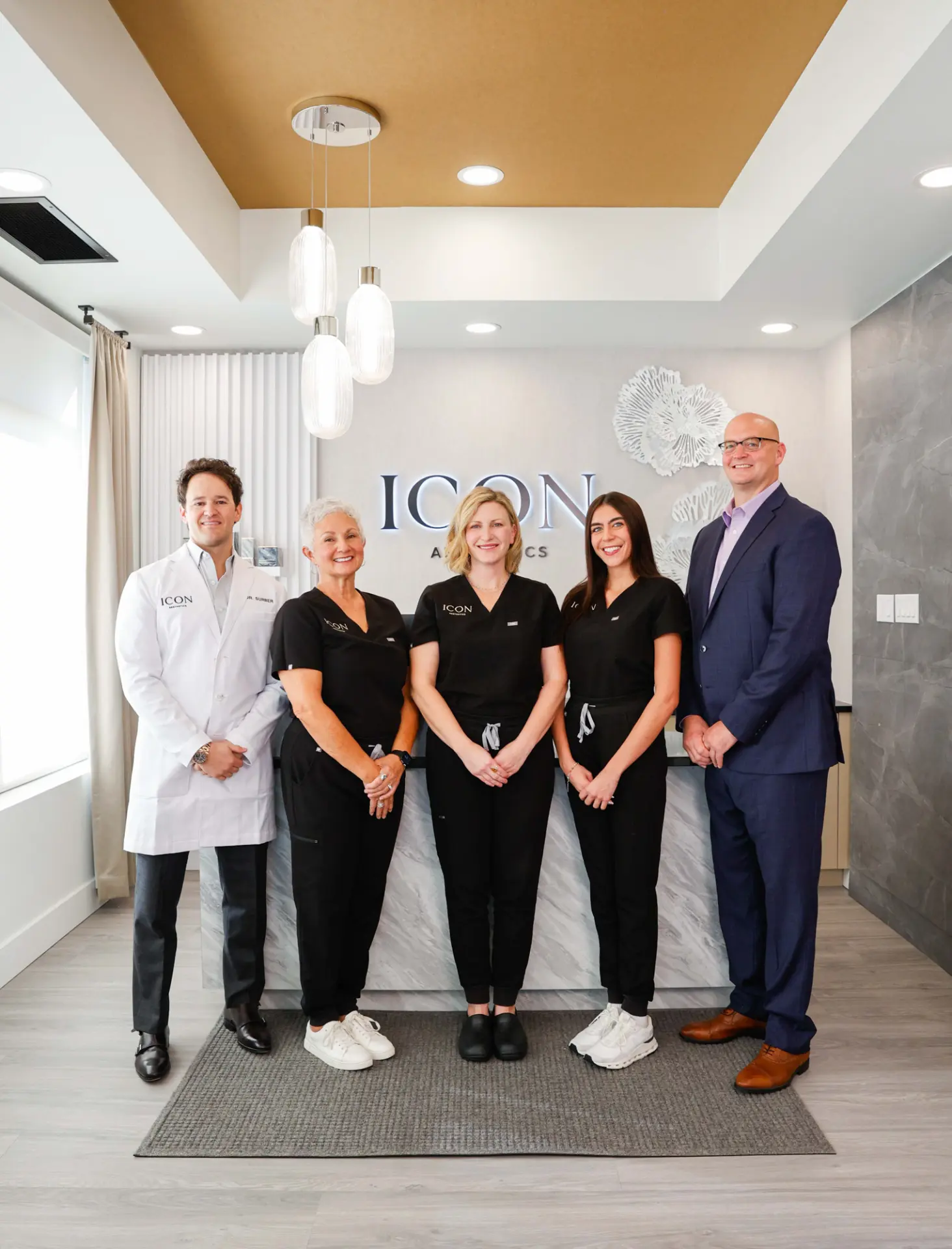 The Icon Aesthetics team at their Valparaiso med spa